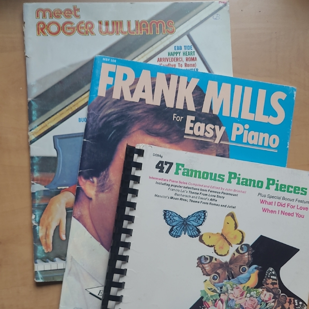 Vintage Piano Sheet Music Collection